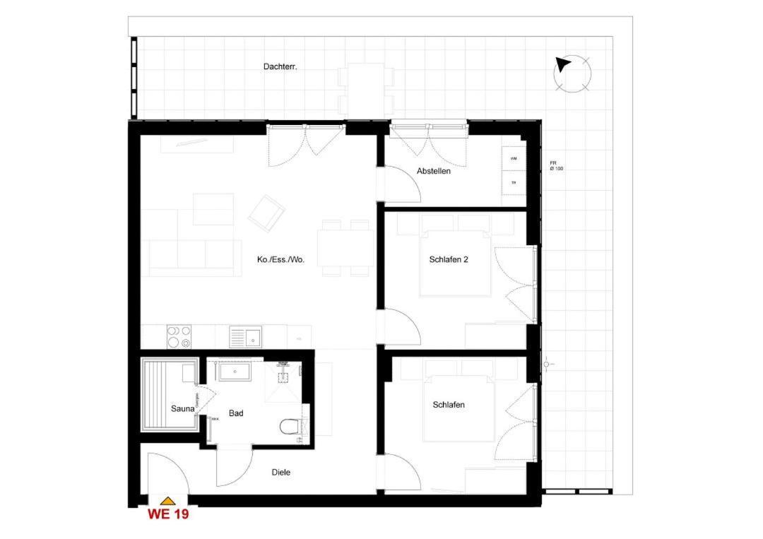 Dorumer Sielhuus 19 Mit Dachterrasse Und Sauna Exterior photo